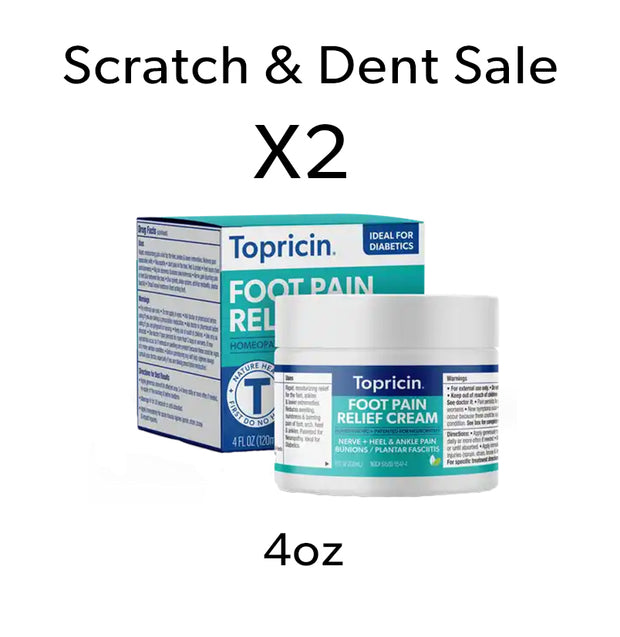 *Topricin Foot - 4 oz - Pack of 2 - Scratch & Dent Sale